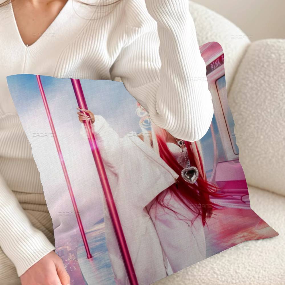Singer Nicki Minaj Cushion Cover Pillowcase Upholstery Sofa Throw Pillow Home Decor Pillowcas