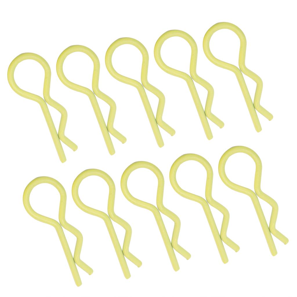 10Pcs RC Car Shell Clip RShape Metal Body Clips Pins for 1 5 1 6 1 8 1 10 RC Car