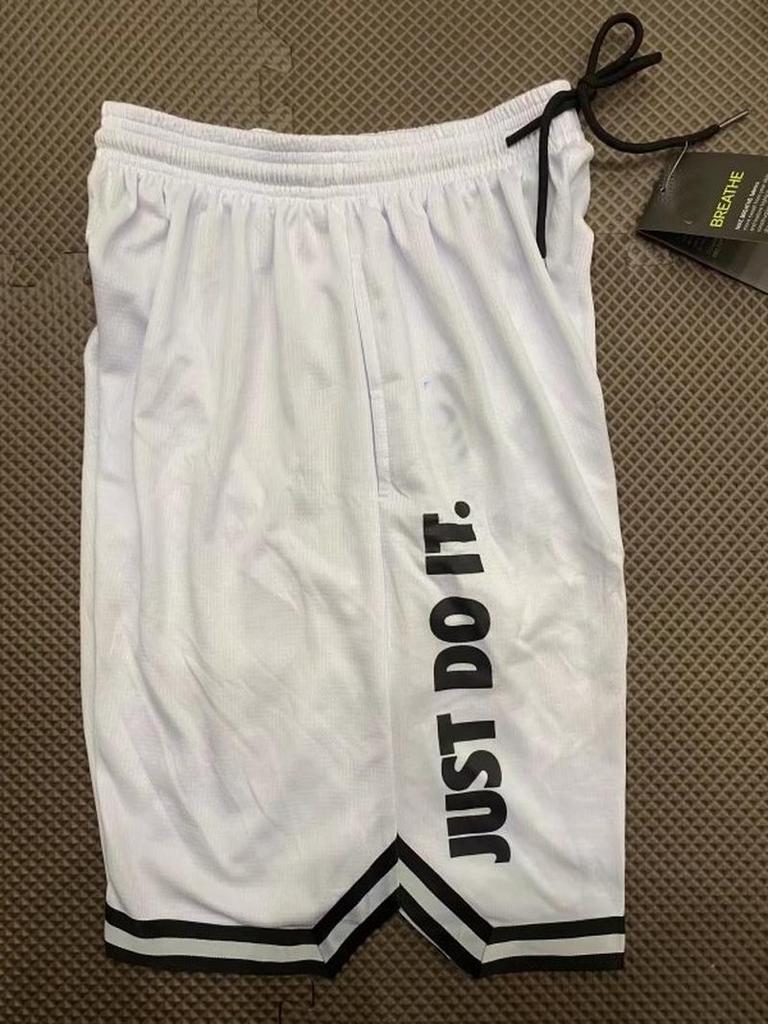 Unisex Trendy Basketball Shorts: Double-Layer Mesh, Above-Knee, Breathable, Quick-Dry for Sports Training