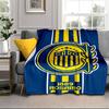 Rosario Central Crest Portable Blanket/Soft Blanket Bedding Blanket Suitable for Travel Camping Living Rooms Offices Sofas Fan Gifts