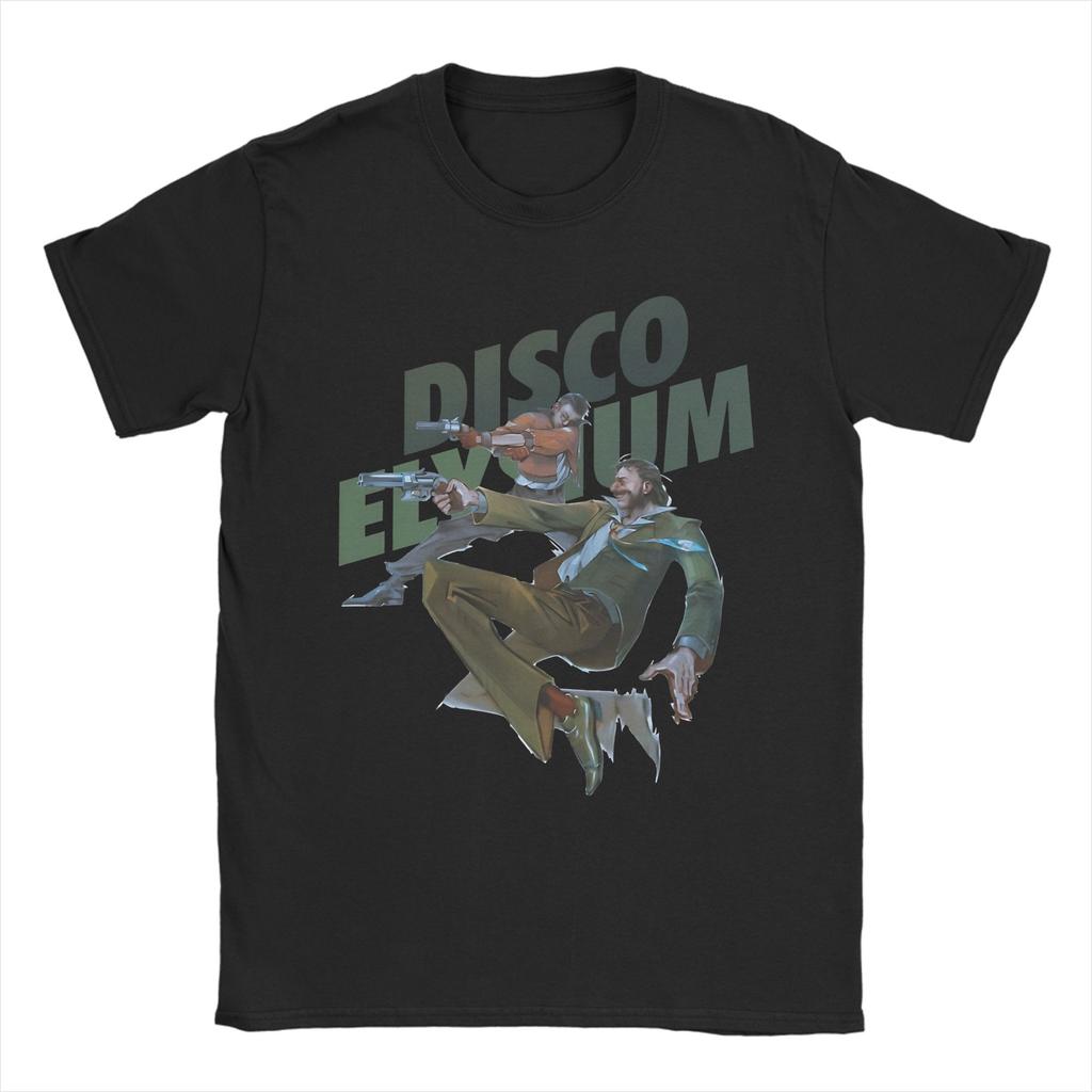 Disco Elysium Gioco Fan Merch T-shirt Unisex Cotone Puro Maglietta Top Stampati T-shirt