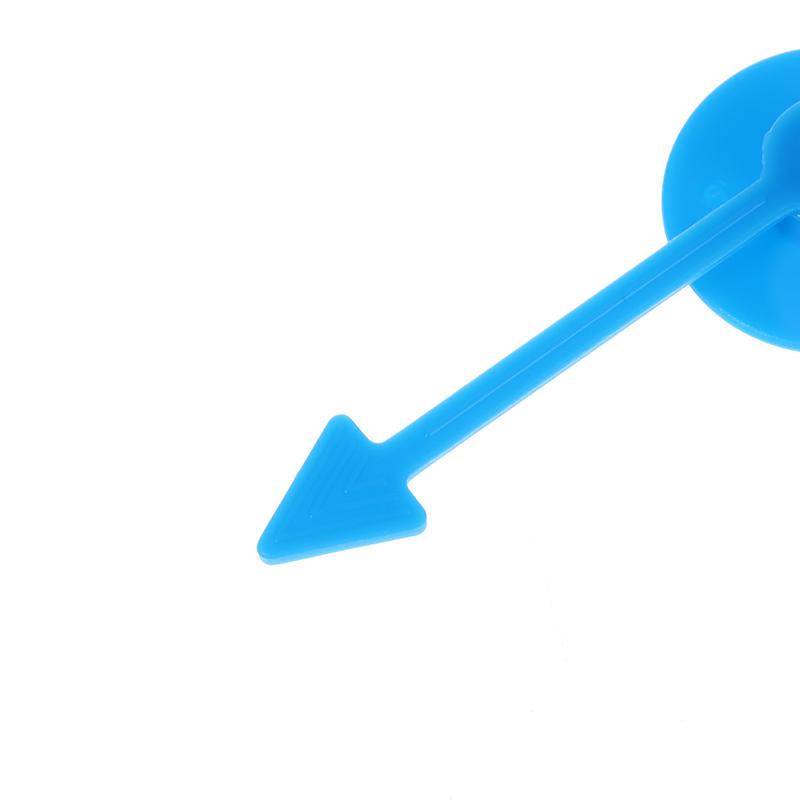 6 stk 10 cm Plast Roterende Pilpeker DIY Brettspill Barnas Leketøystilbehør DIY-tilbehør