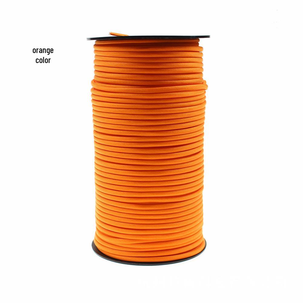 4mm 7-adriges 100m Paracord Outdoor Campingseil zum Binden & Armbandflechten, ohne Knoten