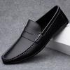 Leather Men's Shoes Summer New Driving Flat Casual Style Men's Shoes Trendy Fashion Outdoor Lazy Loafers Men's Shoes