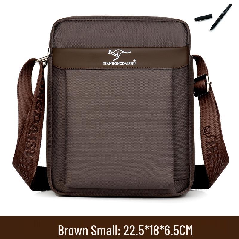 Men's Single Shoulder Crossbody Canvas Bag, New 2025 Oxford Commuting Backpack, Compact Personal Portable Bag