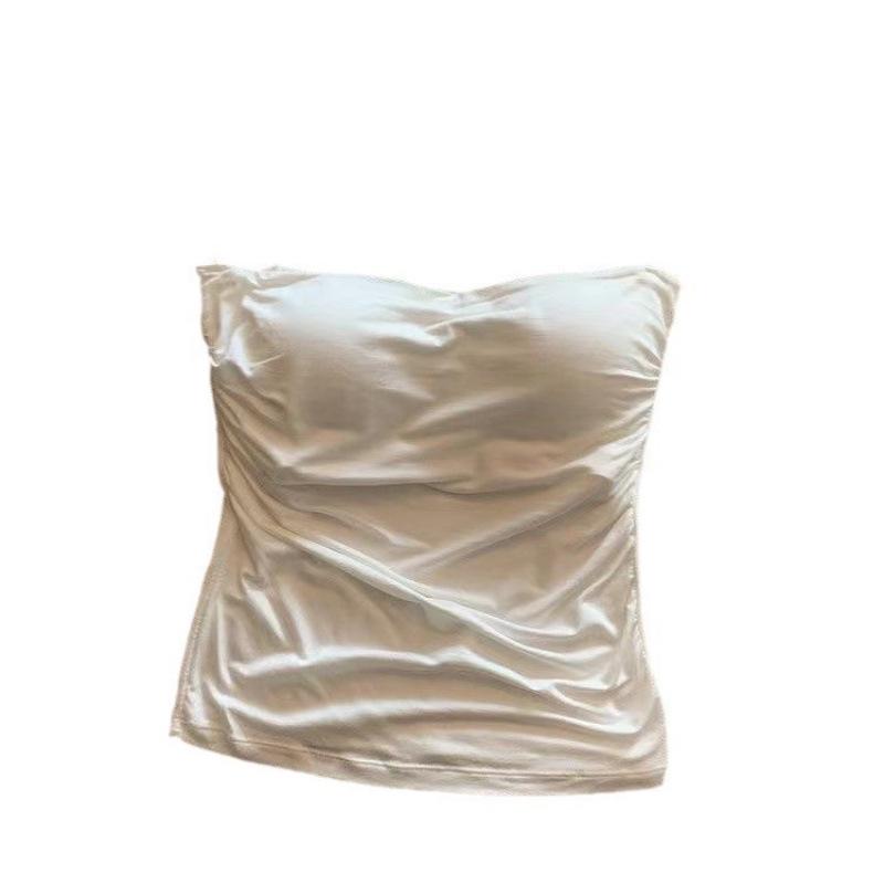 Women's Spaghetti Strap Camisole Vest with Chest Pad - Comfortable Base Layer Outerwear