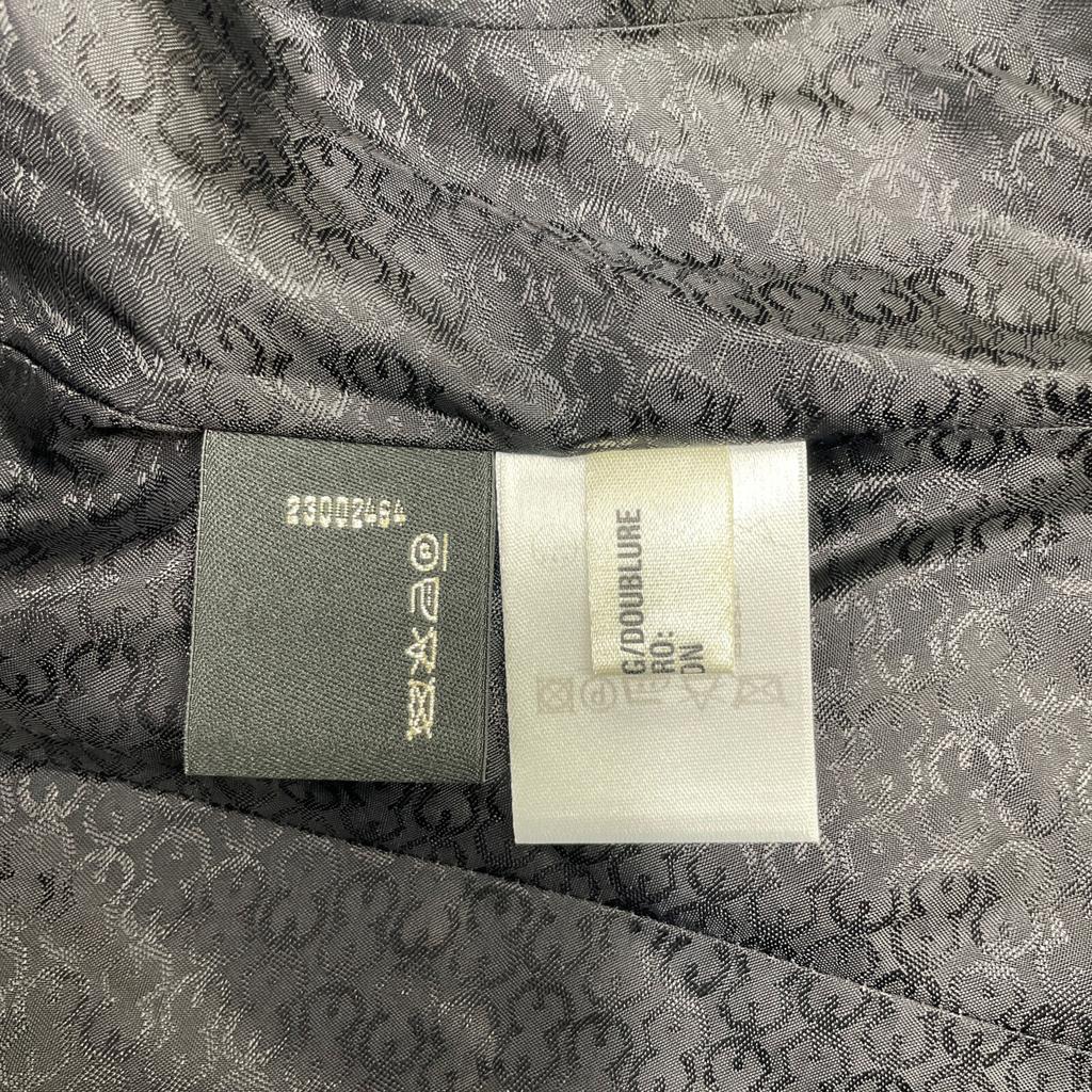 Escada Черное пальто с поясом и воротником-стойкой пальто 42 черныйПодержанный