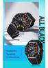 Sanda Octagonal Transparent Multifunctional Waterproof Unisex Wristwatch