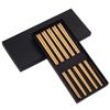 RuHan 316 Stainless Steel Rose Gold Plated Chopsticks Set