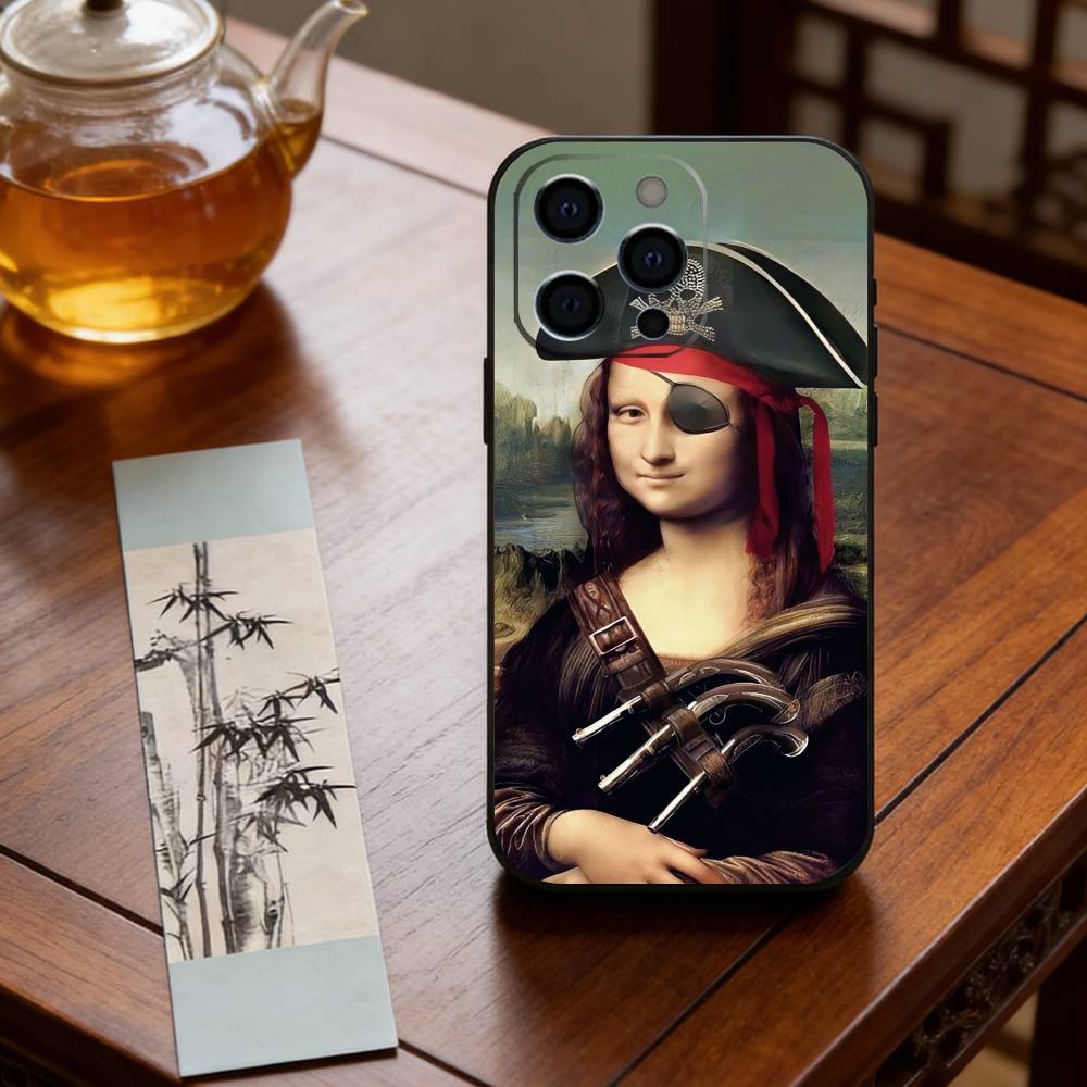 A ridiculous Mona Lisa meme  Phone Case Silicone Soft For IPhone 17 16 15 14 13 12 11 X XR Plus Pro Max Plus