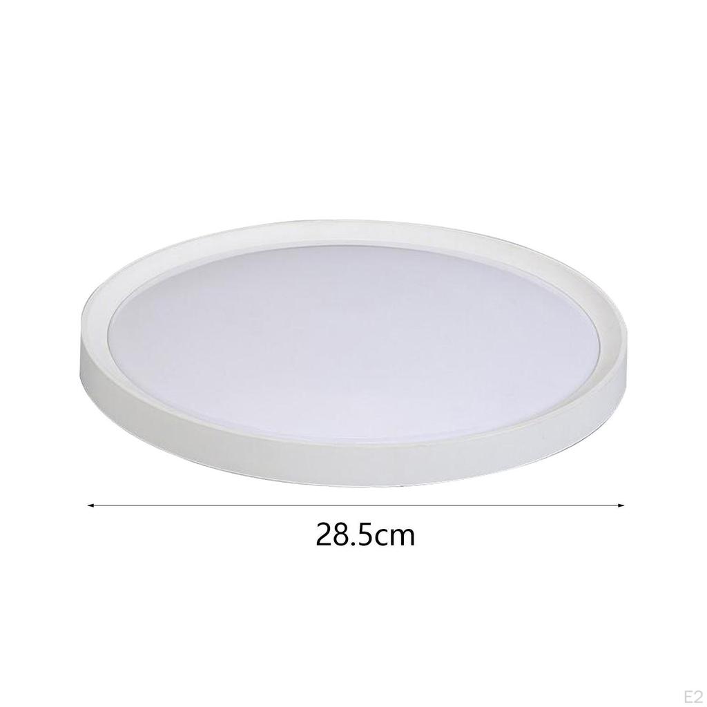 Ceiling Light Fixture, Bathroom Light, Minimalist Round Lamp White for Porch