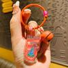 Cartoon Acrylic Blessing Word Keychain Pendant - Irregular Shape, Ideal for Students & Small Gifts