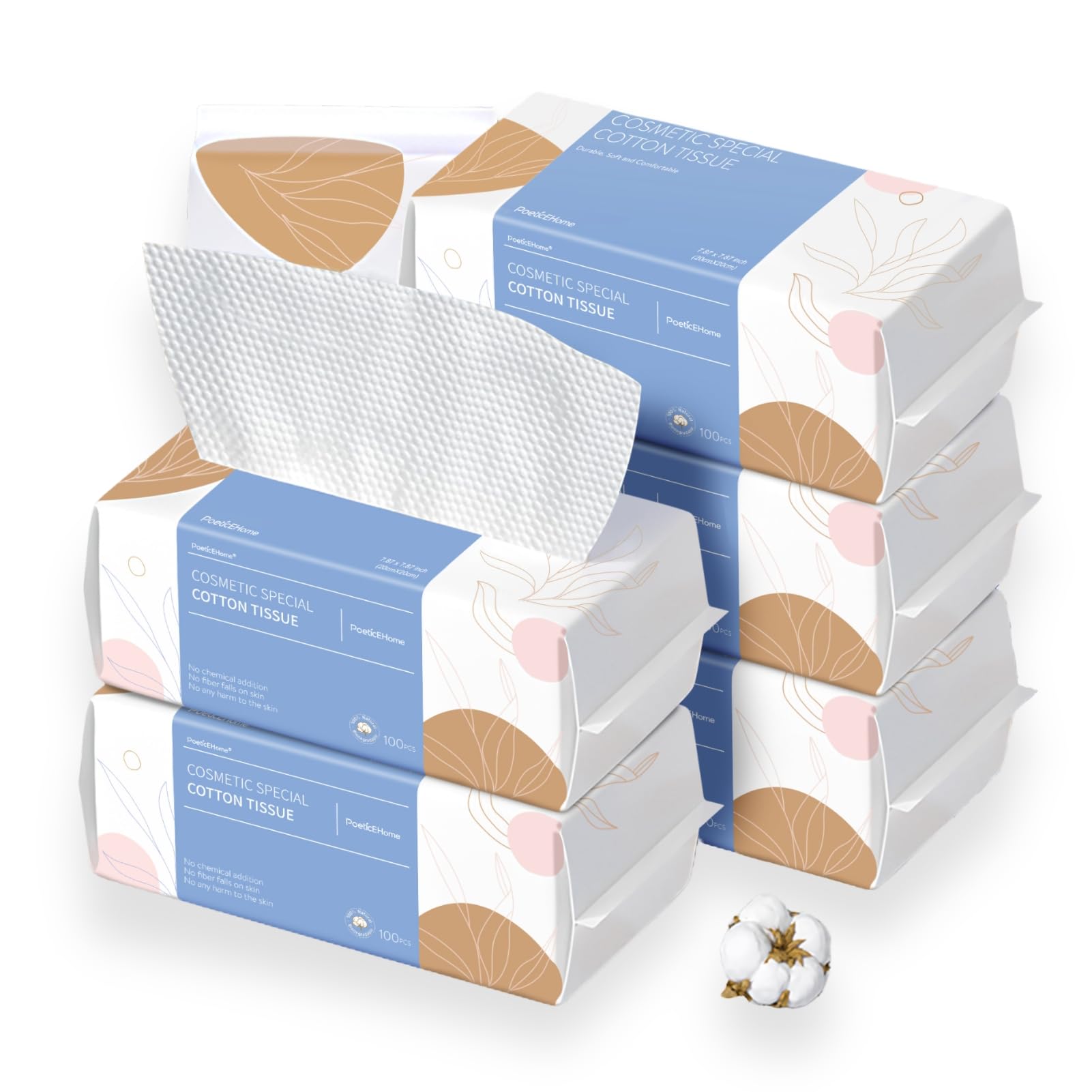 

Набор из 6 салфеток для лица для чувствительной кожи. Изготовленные из натуральных материалов, эти одноразовые салфетки идеально подходят для снятия макияжа и подходят как для влажного, так и для сухого использования.