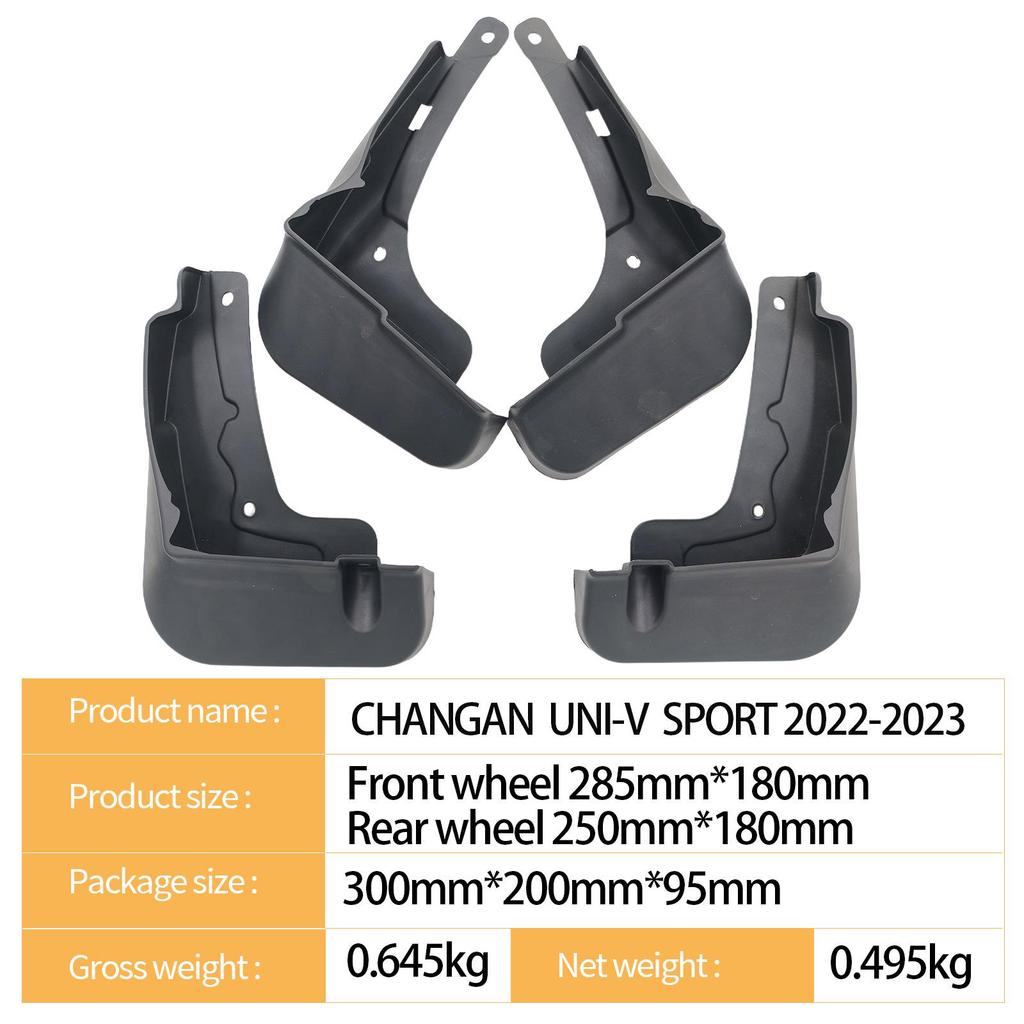 Para-lamas de Pneu Changan UNI-V SPORT 2022-2023 para Comércio Transfronteiriço