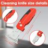 Adhesive Remove Scraper Folding Shovel Glue Knife Beauty Seam Glue Remover Tool Wall Scraper Cleaning Knife Multifunc Scraper