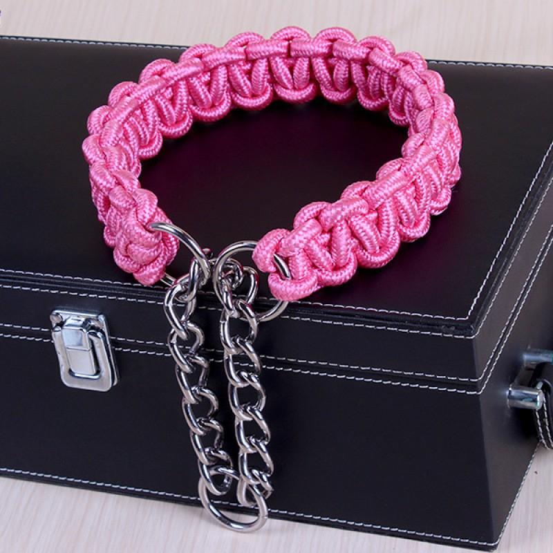 Dog Collar P Chain Small Medium Large Dogs Adjustable Pet Training Walking