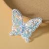 10/20pc Pearl Butterfly Lace Embroidered Wedding Clothes Jewelry Accessories Appliques For Sewing Supplies DIY Hair Clip