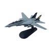1/100 Maßstab F-14D Kampfflugzeugmodell Druckgussflugzeug für Bücherregal Schlafzimmer Zuhause