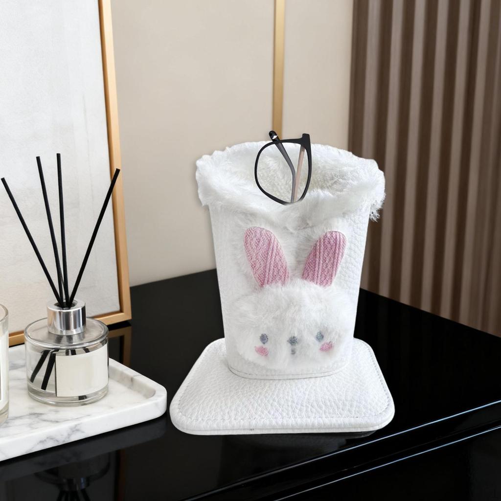 Lined Eyeglass Holder Glasses Stand Case,Cartoon,Glasses Storage Organizer for NightStand