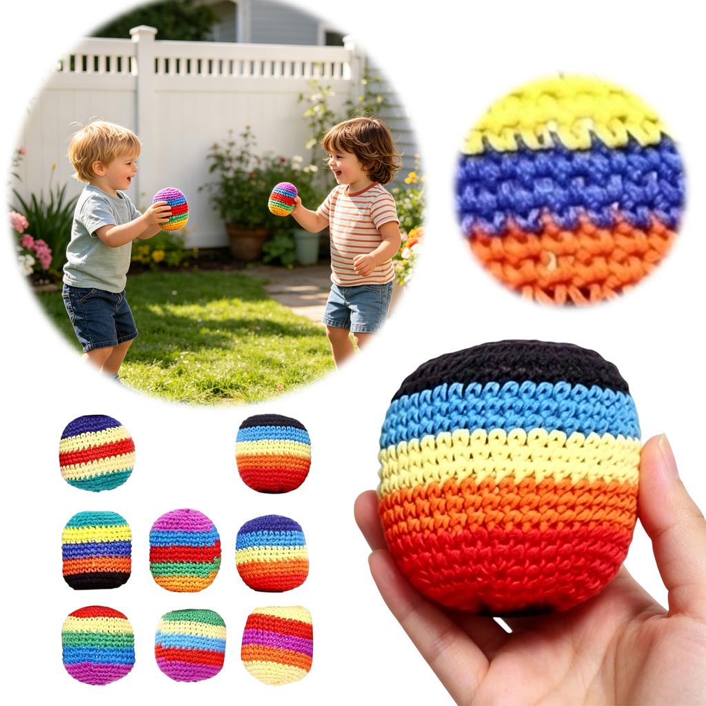 Handwoven Juggling Ball Lightweight and Portable for Hand Eye Coordination Training and Daily Recreational Use