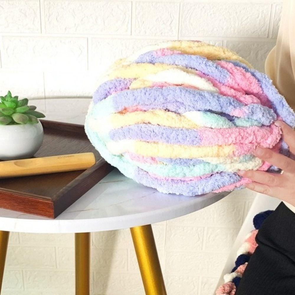 Large Ball Chunky Yarns Multi-color Hand Knitting Yarn Pet Bed Yarn DIY Yarn  DIY Material