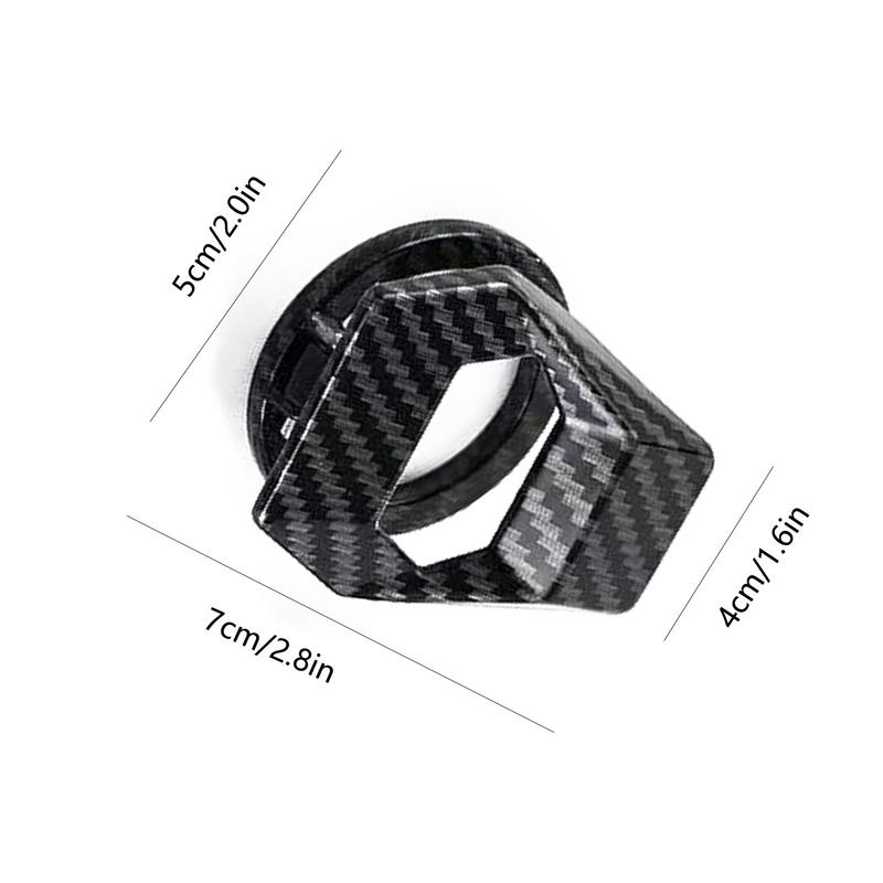 Auto-Startknopf-Abdeckung, Fahrzeuginnenraum, Motorzündungsschutz, A-Knopf-Start-Stopp-Abdeckung, Fahrzeuginnenraum, kratzfestes Metall