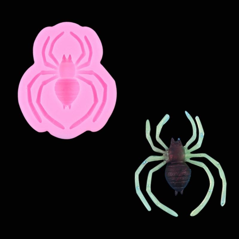 Spider- Silicone Mold Sugar Cake Mold Green Bean Cake Candy Mold Chocolate Ice Block French Dessert Cake Decorations