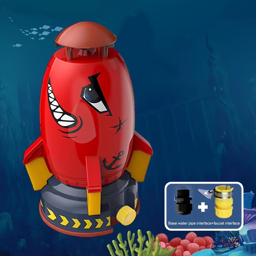 

Модернизированная водяная ракета, водяной распылитель, детская вращающаяся летающая игрушка, игрушка для улицы, водяная струя, активируемая давлением, родитель, водяной шланг в комплект не входит красный