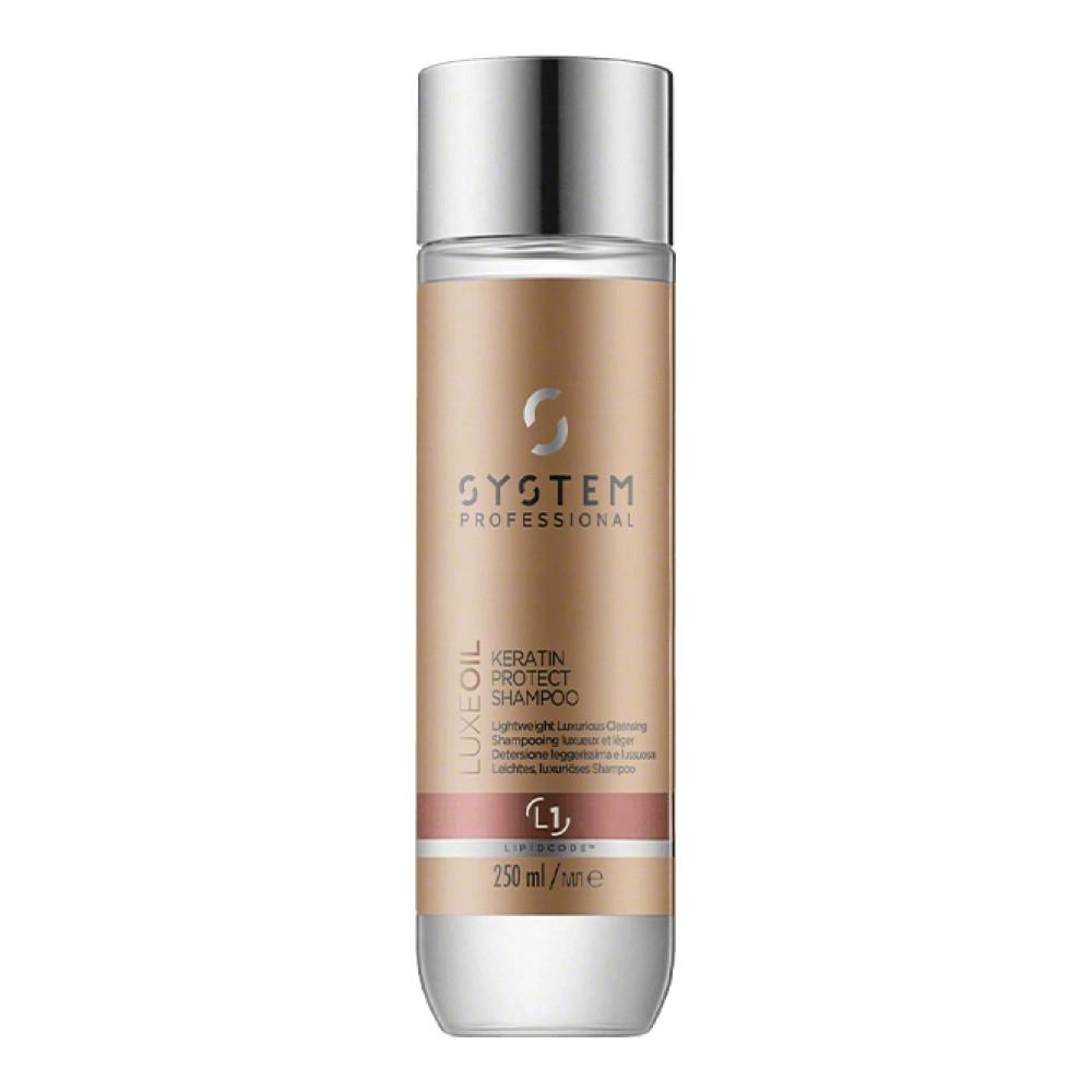Wella System Luxeoil Keratin Protect Shampoo L1 250Ml