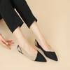 Spring and Autumn Color Matching Single Shoes Pointed Doudou Shoes Knitted Flats Casual Versatile Soft Sole Pregnant Women Fly Knitting