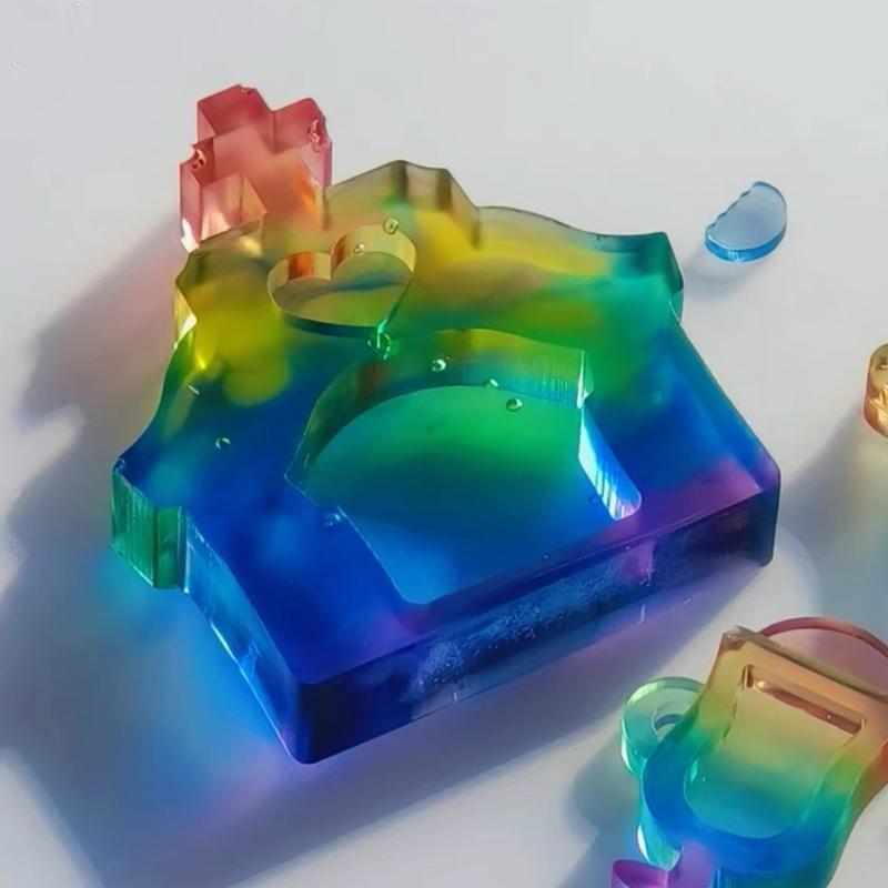 Soft Silicone Resin Mold Love Church Quicksand Mold Resin Art Craft DIY Handmade Jewelry Making Tool Silicone Mould