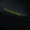 Car Temporary Parking Card Plate Adhesive Phone Number Plate Universal Automotive Dashboard Phone Number Plate