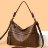 Damen Quasten Umhängetasche Weiches Leder Muttertasche Schultertasche