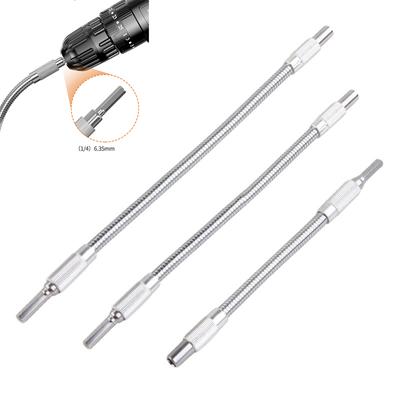 Electric Drill Screwdriver Flexible Shaft Universal Metal Bit Connecting Rod Multi-angle Working