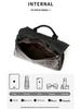 Leopard Print Women's Genuine Leather Commuter Tote & Crossbody Bag - Large Capacity Cowhide Shoulder Bag