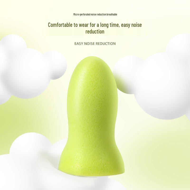 

Ultra-Quiet Soundproof Earplugs for Sleeping - Noise Reduction Sleep Aid for Small Ear Canals and Student Dormitory Use