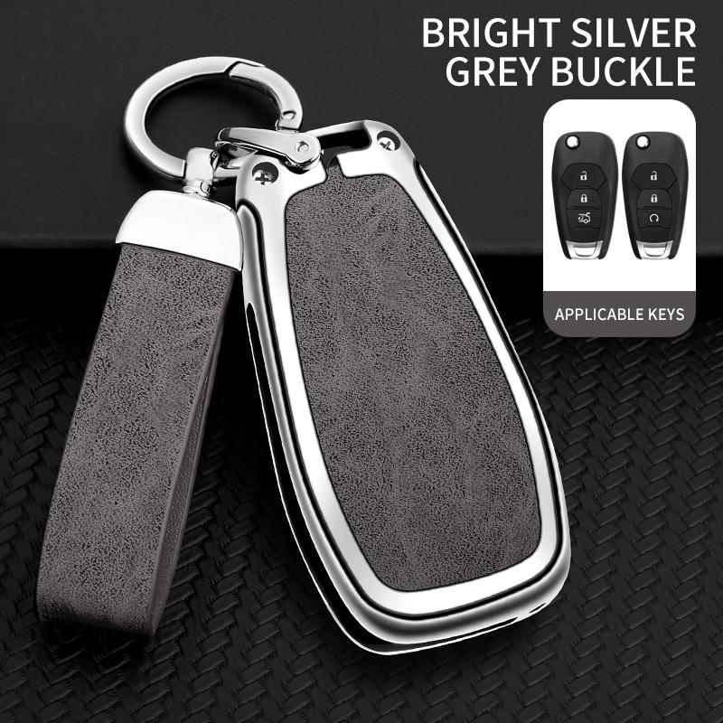Zinc Alloy Car Key Case Cover Protector Shell For Chevrolet Cruze Cross Cobalt Captiva Spark Sonic Aveo Tracker Onix Rs Malibu