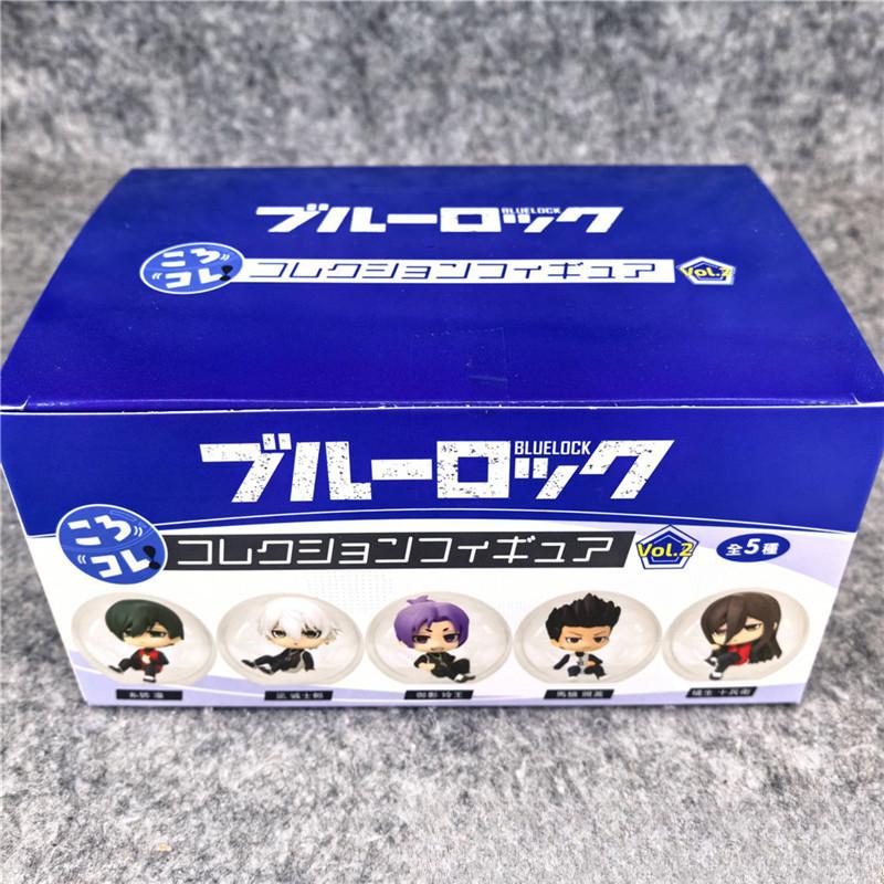 Anime Figure Blue Lock Blind Box Jiro Hayase Hinata Kageura Chigiri Hyoma Capsule Toys Cute Doll Model Desktop Ornament Gift