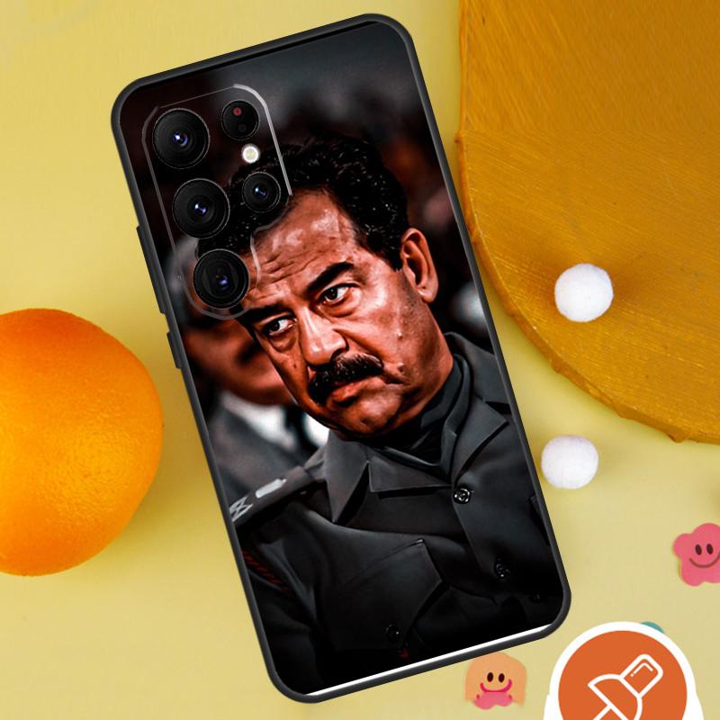 Saddam Hussein Iraq Arabic Phone Case For Samsung Galaxy S25 Ultra S24 S23 S22 S21 Ultra S9 S10 Plus S20 FE Funda Cover Galaxy S21 FE