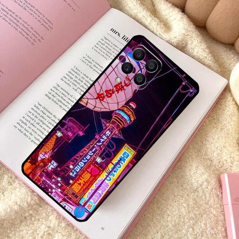 

Neon Blue Cyberpunk Tokyo Street Case For Samsung Galaxy M11 M12 M13 M14 M15 M06 M16 M36 M56 M31 M53 M32 M52 M35 M55 M34 M54 Samsung M30s