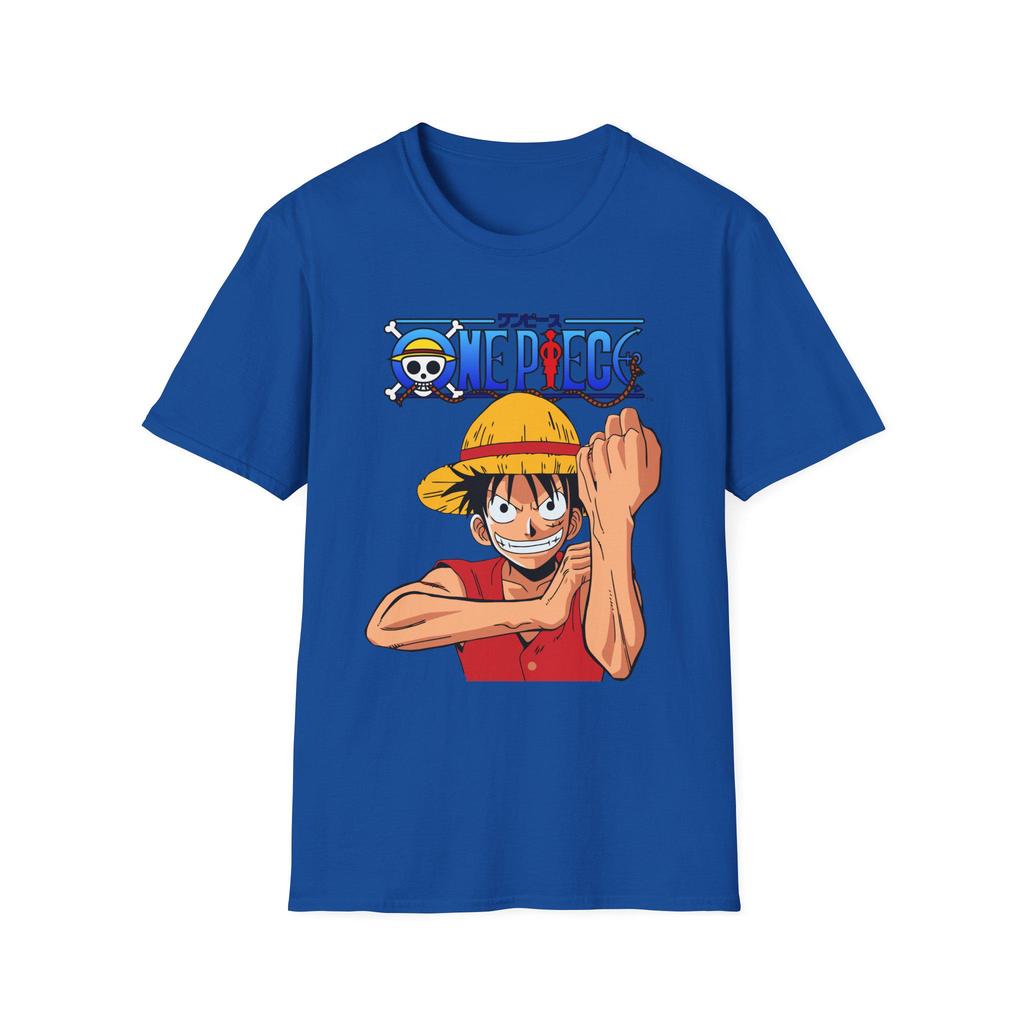 2026 Summer ONE PIECE Retro Cosplay Tshirt Unisexs Oversize Casual Cotton Printed Shortsleeved Unisex Childrens Sports Shirt