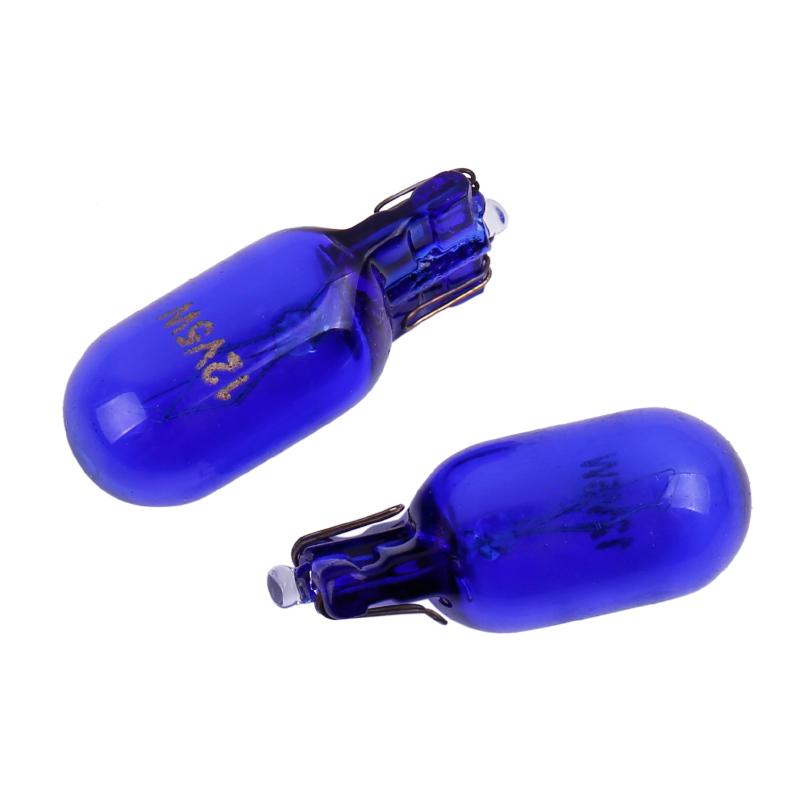 10pcs T10 W5W 194 W5W Natural Blue Glass White light Halogen Xexon Light Bulbs 12V 5W Replacement Bulbs License Plate lights Dome Lights 6