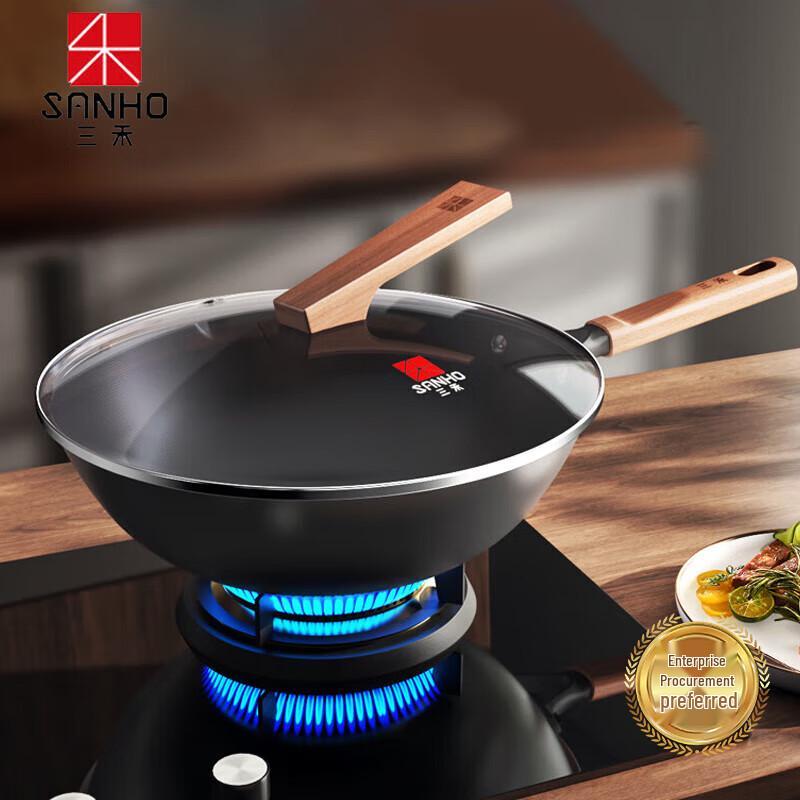 

Sanhe Uncoated Wrought Iron Wok