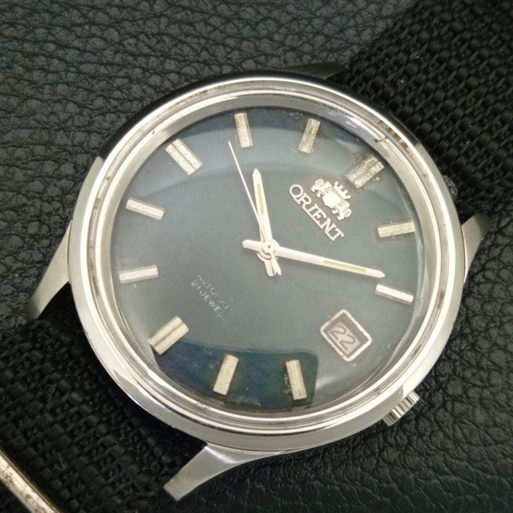 RARE VINTAGE ORIENT AUTOMATIC 46941 JAPAN MENS ORIGINAL DIAL WATCH A704812-1