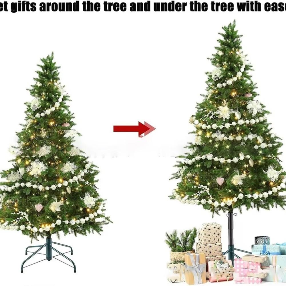 Metal Artificial Christmas Tree Height Extender Easy Installation Adjustable Christmas Tree Base Raiser with 3 Fixing Screws