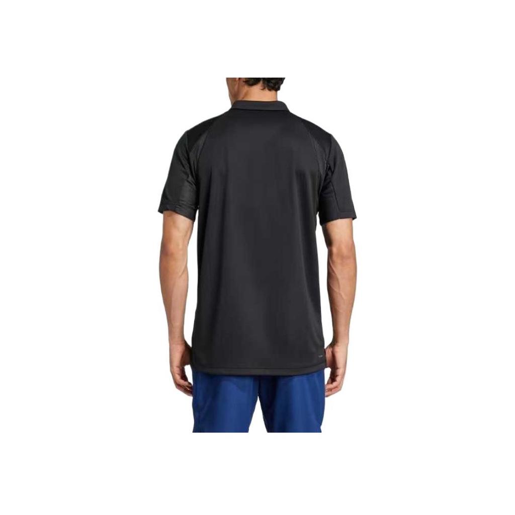 Adidas Climacool Soft Comfortable Breathable Short Sleeve Polo Shirt Men Tops Black JH3395