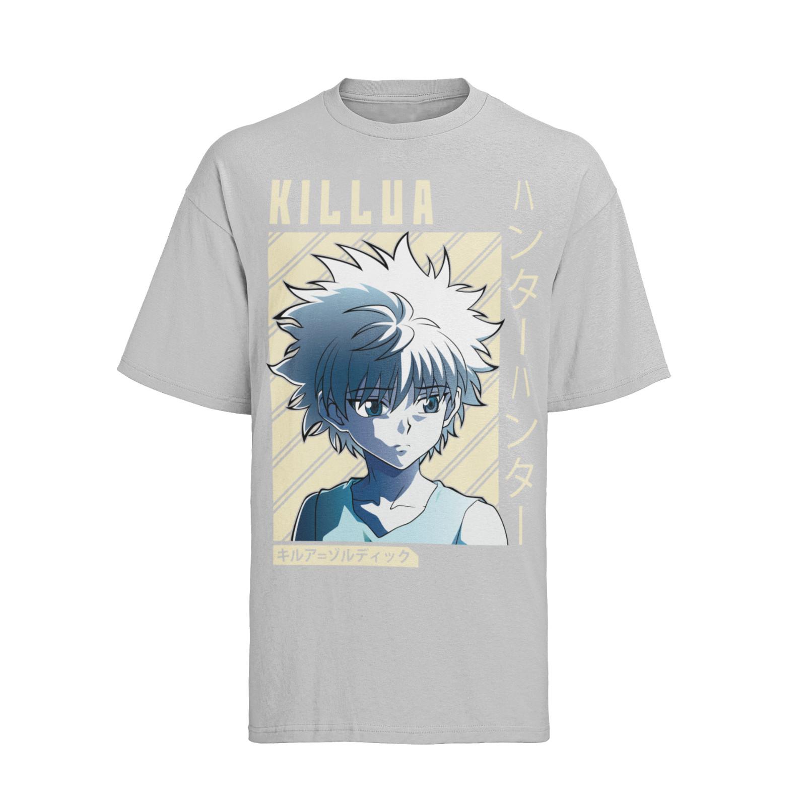 

Gon Freecss, Hisoka, Killua Zoldyck Hunter x Hunter Herren Bio Baumwolle T-Shirt Mens Womens Tees Top XL
