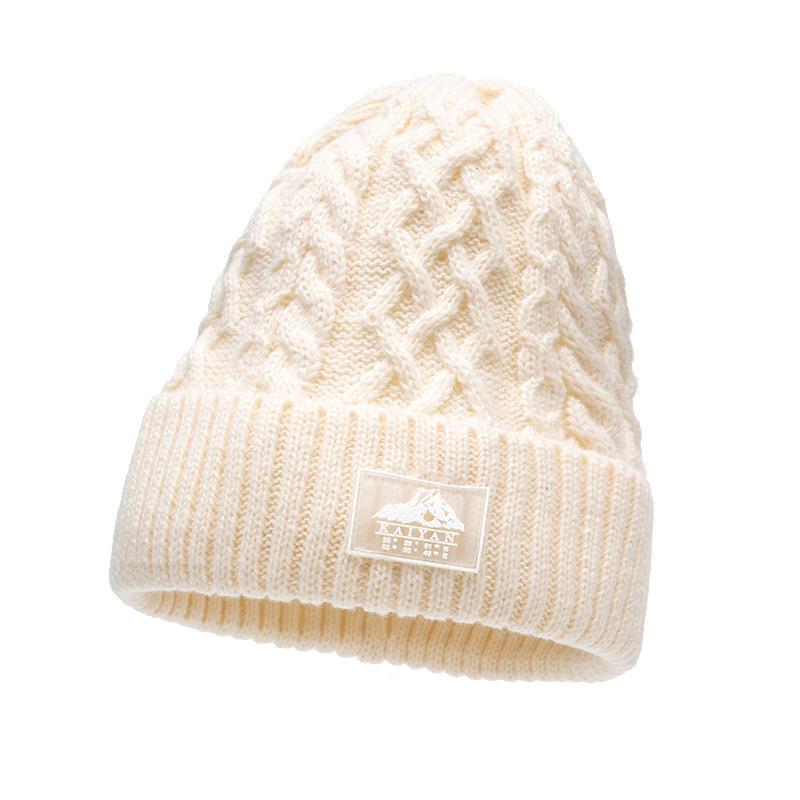 Samt Strickmütze Warme Wollmütze Herren Damen Winter Winddicht Kältefest Ohrenschutz Mütze