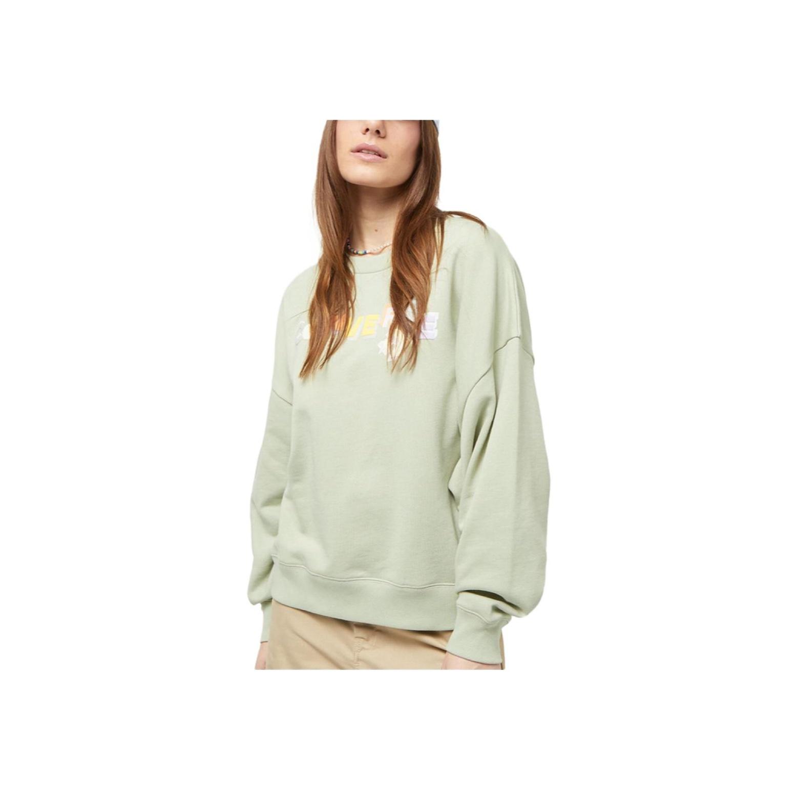 

New Converse Sweatshirt Women s Light Green 10025069-A02 XL