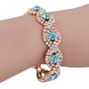 Women's Elegant Wedding Banquet Bangle Cocktail Party Rhinestone Bracelet